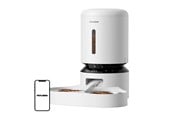 Katzen - Petlibro Granary Camera Food Dispenser with Double Bowl 5L White - PL-AF203-36W