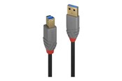 USB Kabel - Lindy Anthra Line - USB cable - USB Type A to USB Type B - 5 m - 36744