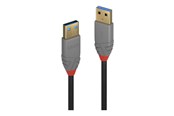 USB Kabel - Lindy Anthra Line - USB cable - USB Type A to USB Type A - 50 cm - 36750