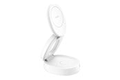 Handys - Adapter und Ladegeräte - Belkin BoostCharge wireless charging stand - 2-in-1 Qi2 magnetic foldable - + AC power adapter - 15 Watt - WIZ035KQWH