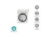 Smart-Home - Nedis SmartLife Smart Plug Wi-Fi IP44 3680 W EU plug -25 - 55 °C Android™ / IOS Gray / White 1 pc. - WIFIPO130FWT