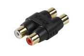 Audio Kabel - Vivanco Audio Adapter 2xRCA Female Black - 4008928461022