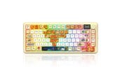 Tastaturen - REDRAGON K708GF-RGB-PRO Flekact PRO ART keyboard - Gaming Tastaturen - Englisch (US) - Gelb - K708GF-RGB-PRO