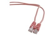 Netzwerk - Kabel - Gembird patch cable - 50 cm - pink - Rosa - 0.5m - PP12-0.5M/RO