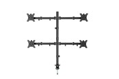 Monitorhalterung - Gembird Adjustable desk 4-display mounting arm - MA-D4-01