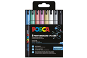 Utensilien zum Schreiben und Zeichnen - POSCA PC-1MR - 8 pcs - Water-based pigment - Metallic colors - 401653