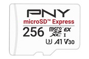 Speicherkarten - PNY - flash memory card - 256 GB - microSD PCI Express Gen 3x1 UHS-I - P-SDU256P31880EXP-GE