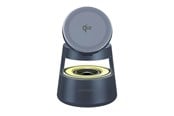 Handys - Adapter und Ladegeräte - 4smarts Qi2 Charging Station Aura Sound - Grey - 541327
