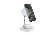Handys - Adapter und Ladegeräte - SBS Qi2 2x1 Wireless Charging Station 15W White - TEWIR2IN1QI2