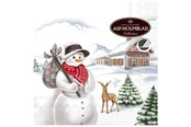 Einrichtung - Asp-Holmblad Servietten "Snowman & reindeer" - 97125