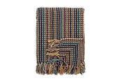 Einrichtung - Bloomingville - Lazzario Plaid - Cotton - 160x130 cm - Blue - 82066430