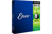 Musikinstrumente & DJ-Ausstattung - Elixir Strings 19077 - Vernickelter Stahl - E-Gitarrensaiten - Optiweb - Light/Heavy (10-52) - CEL 19077