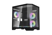 Gehäuse - Darkflash FT350 Computer Case with 5 ARGB Fans - Black - Gehäuse - Schwarz - FT350 Black