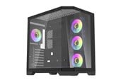 Gehäuse - Darkflash FT418 PRO Computer Case with 7 ARGB Fans - Black - Gehäuse - Schwarz - FT418 PRO Black