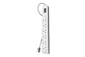 Stromkabel (Extern) - Belkin 6 Outlet Power Surge Protector - BSV603AF2M