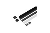 Smart-Home - Light Solutions Aluminiumsprofil - Model L - 20mm LED strip - Sort - 5714255011166