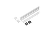 Smart-Home - Light Solutions Aluminiumsprofil - Model L (Indbyg) - 20mm LED strip - Hvid - 5714255011180