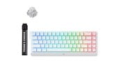 Tastaturen - MCHOSE Ace 68 Ice Rhino Magnetic Hall Effect - Gaming Tastaturen - ohne Numpad - Englisch (US) - Weiss - MC-Ace68-17