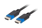 Display Kabel - Lanberg HDMI cable with Ethernet - 1.8 m - CA-HDMI-30CC-0018-BK