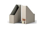 Archivierung und Aufbewahrung - Leitz Puro Stehsammler, 100% Recyclingkarton, 2er-Pack, Beige - 24710012
