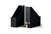 Archivierung und Aufbewahrung - Leitz Puro Stehsammler, 100% Recyclingkarton, 2er-Pack, Schwarz - 24710095