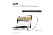 Dockingstationen - Club 3D 8-in-1 - docking station - USB-C - HDMI DP - 1GbE - CSV-2540