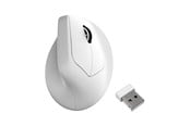 Maus - Keychron M5 Wireless Ergonomic - Ergonomische Maus (Weiß) - M5-A24