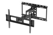 Wandhalterungen, AV-Halterungen & AV-Möbel - Deltaco Office mounting kit - full-motion - for LCD TV / curved LCD TV - heavy-duty.80 kg - black - Max 80 kg - recommended for 86" - ARM-0260-B