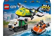 LEGO® - LEGO City 60505 Kombinationsset mit Flugzeug, Wartungsfahrzeug und Luftkissenboot - 60505