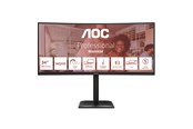 Bildschirm - 34" AOC CU34E4CV - 3440x1440 (UWQHD) - 120Hz - VA - 90W USB-C - KVM switch - CU34E4CV