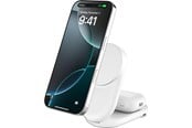 Handys - Adapter und Ladegeräte - Belkin UltraCharge 25w Qi2 2in1 Magnetic Charger plus USB-C EU White Round - WIZ039KQWH