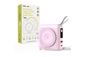 Powerbank (Akku) - Mobile Origin PowerBank & Travel Charger - Lightning/USB-C Cable - MagSafe/AW/iPhone Compatible - pink Powerbank (Akku) - Pink - 10000 mAh - PBT-03L-PNK