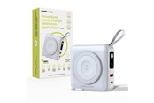 Powerbank (Akku) - Mobile Origin PowerBank & Travel Charger - Lightning/USB-C Cable - MagSafe/AW/iPhone Compatible - white Powerbank (Akku) - Weiß - 10000 mAh - PBT-03L-WHT