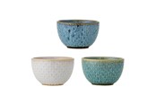 Tischgedeck - Bloomingville - Harriet Bowl (Set of 3) - Blue - Stoneware - 82072500