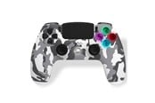 Gaming Zubehör - Freaks And Geeks Wireless Controller for PS4 with 3.5mm jack slot - LED - White Camo - Wireless Controller - Sony PlayStation 4 - 140142C