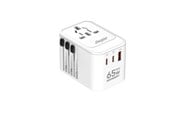 Handys - Adapter und Ladegeräte - Energizer Globales Reiseladegerät - 65W - PD (2xUSB-C + USB-A) - ETC650
