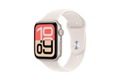 Smartwatches, Pulsuhren, Sportuhren & Schrittzähler - Apple Watch SE 3 GPS 44mm Starlight Aluminium Case with Starlight Sport Band - S/M - MEHG4QN/A