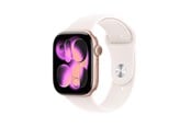 Smartwatches, Pulsuhren, Sportuhren & Schrittzähler - Apple Watch Series 11 GPS 46mm Rose Gold Aluminium Case with Light Blush Sport Band - S/M - MEV64QN/A