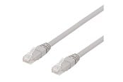 Netzwerk - Kabel - Deltaco TP-615AU - patch cable - 15 m - grey - Grau - 15m - TP-615AU