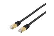 Netzwerk - Kabel - Deltaco LAN CAT 7 - SFTP - Schwarz - 10m - STP-710S