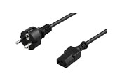 Stromkabel (Intern) - Deltaco DEL-111N - power cable - power CEE 7/7 to power IEC 60320 C13 - 10 m - DEL-111N