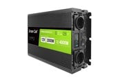 Netzteile - Green Cell PowerInverter LCD 12V - 12V to 230V | 2000W/4000W | Pure Sine Wave | LCD Display Netzteile - 2000 Watt - 80 Plus - INVGC12P2000LCD
