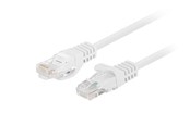 Netzwerk - Kabel - Lanberg patch cable - 3 m - white RAL 9010 - Weiß - 3m - PCU5-20CC-0300-W
