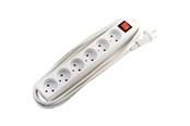 Schaltereinheiten - Thorkild Larsen 6-Socket White W/E W/S 1.5M - 8531103