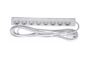 Schaltereinheiten - CoreParts 8-Stikdåse Hvid  5 m Ledning - GRU00850WDK