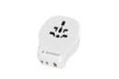 Stromkabel (Extern) - Gembird Universal travel power adapter - 20W - TPA-1A2C20-02-W