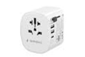 Stromkabel (Extern) - Gembird Grounded universal travel power adapter - 15W - TPA-EU2A1C15-01-W