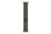 Smartwatch - Accessories - Apple 49mm Green/Neon Trail Loop - S/M - Natural Titanium Finish - MFT44ZM/A