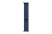 Smartwatch - Accessories - Apple 49mm Blue/Bright Blue Trail Loop - M/L - Natural Titanium Finish - MFT74ZM/A