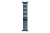 Smartwatch - Accessories - Apple 49mm Light Blue Alpine Loop - Large - Black Titanium Finish - MG9M4ZM/A
